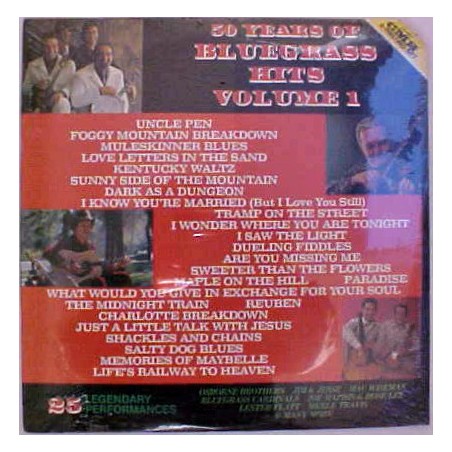 Various ‎– 50 Years Of Bluegrass Hits Volume 1|1985   	CMH Records	CMH-9033