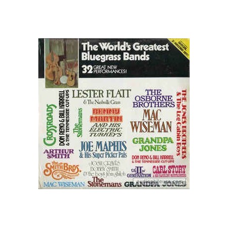 Various ‎– The World's Greatest Bluegrass Bands|1977    CMH Records ‎– CMH-5900
