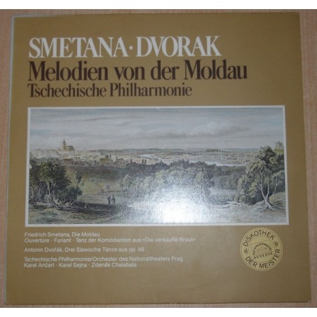 Smetana-Dvorak– Melodien Von Der Moldau-Tschechische Philharmonie | Supraphon ‎– 63 757