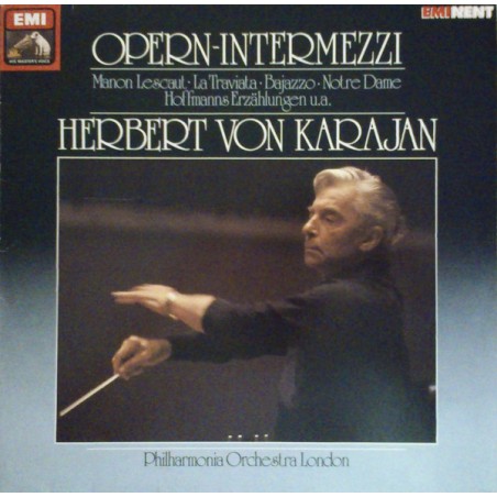Various- Opern - Intermezzi - Herbert von Karajan|His Master's Voice ‎– 1C 037-00 422