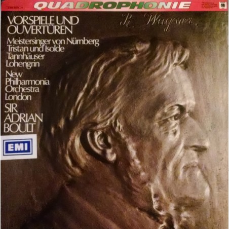 Wagner -Vorspiele Und Ouvertüren- Boult ‎|1972    EMI ‎– 1 C 063-02 274-Quadraphonic