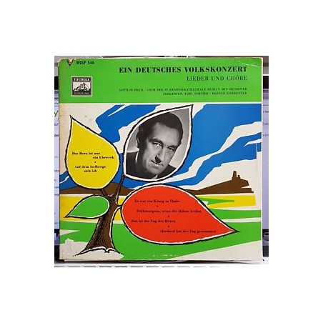 Frick ‎Gottlob – Ein Deutsches Volkskonzert|HMV ‎– WDLP 546-10"- Viny