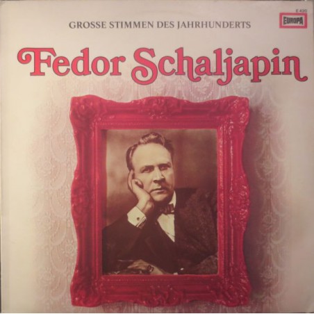Schaljapin Fedor  ‎– Fedor Schaljapin|Europa ‎– E 420