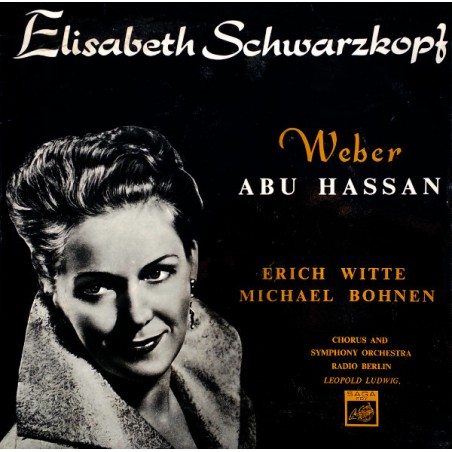 Schwarzkopf  Elisabeth -Witte-Bohnen -Ludwig ‎–Weber- Abu Hassan|1966     Saga-FDY 2065