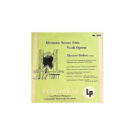 Steber Eleanor -Dramatic Scenes from Verdi Operas| COLUMBIA ML 2157-10" Vinyl