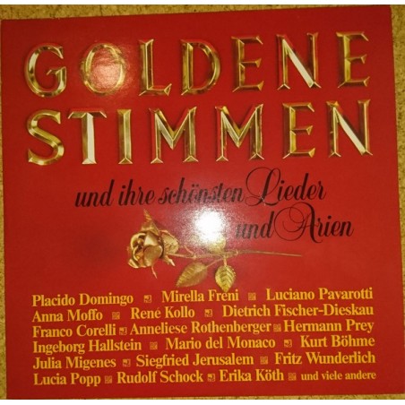 Various ‎– Goldene Stimmen Und Ihre Schönsten Lieder Und Arien|1983   Eurodisc-29 354 8-3 LP´s