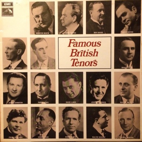 Various ‎– Famous British Tenors|1970    His Master's Voice ‎– HQM 1228