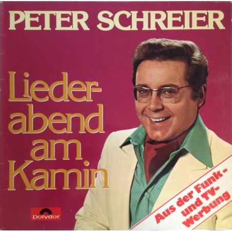 Schreier Peter ‎– Liederabend Am Kamin|1977    Polydor ‎– 2475608