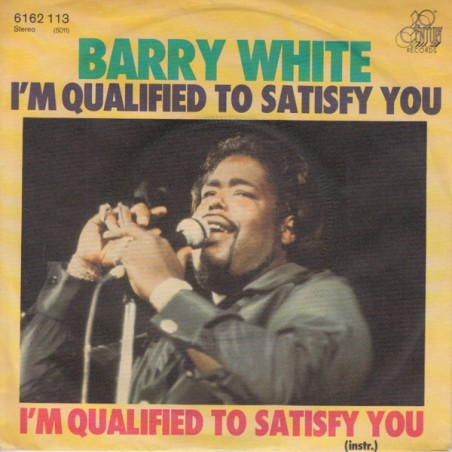 White Barry ‎– I'm Qualified To Satisfy You|1976    20th Century Records ‎– 6162 113-Single