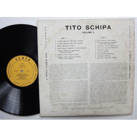 Schipa ‎Tito – Tito Schipa Volume 2|Scala Records ‎– SC-847