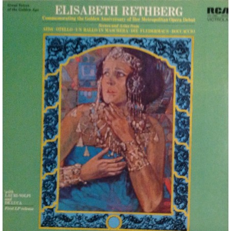Rethberg ‎Elisabeth – Scenes And Arias| 1972   RCA Victrola ‎– VIC-1683