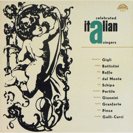 Various ‎– Celebrated Italian Operatic Singers|1988    Supraphon ‎– SUA 10805
