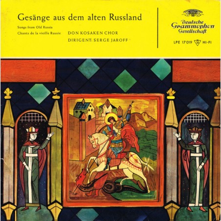 Don Kosaken Chor ‎– Gesänge Aus Dem Alten Russland-Serge Jaroff|1957     DG ‎– LPE 17 019-10"- Vinyl