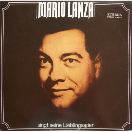 Lanza ‎Mario – Singt Seine Lieblingsarien|1976   ETERNA ‎– 8 26 712