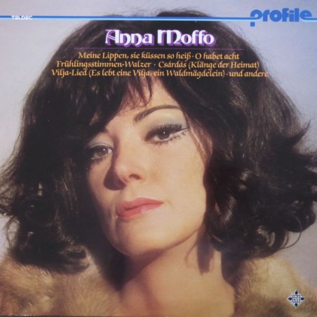 Moffo ‎Anna – Profile: Anna Moffo|Telefunken ‎– 6.24602