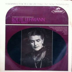 Lehmann ‎Lotte – Opera...