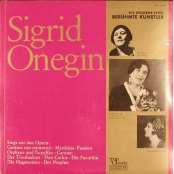 Onegin ‎Sigrid – Singt Aus...