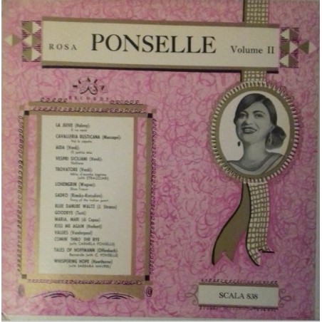 Ponselle ‎Rosa – Volume II |Scala Records – SCALA 838