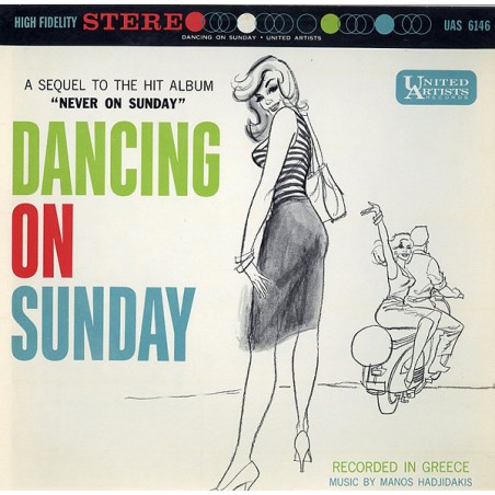 Hadjidakis Manos ‎– Dancing On Sunday|1961    United Artists Records ‎– UAS 6146
