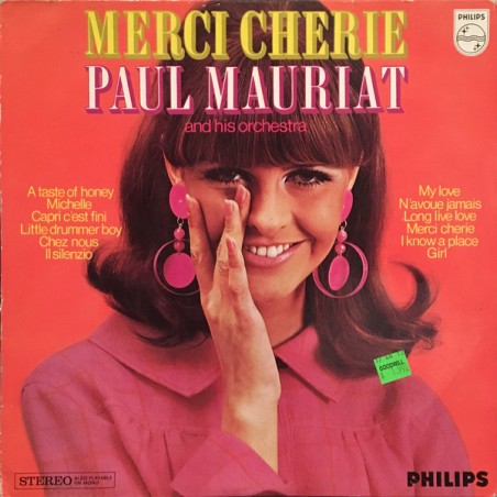 Mauriat Paul  And His Orchestra ‎– Merci Cherie|	Philips	842 137 PY