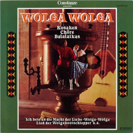 Various ‎– Wolga Wolga (Kosaken - Chöre - Balalaikas)| Europa ‎– E 358