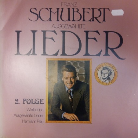 Schubert Franz - Hermann Prey ‎– Ausgewählte Lieder 2. Folge| Philips ‎– 34 392 -Club Edition