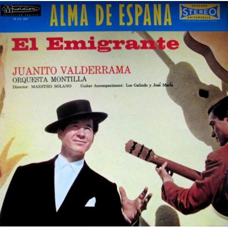 Valderrama ‎Juanito – El Emigrante|Musidisc ‎– CV 1021