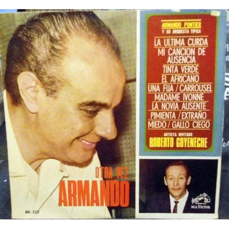 Pontier Armando - Roberto Goyeneche ‎– Otra Vez Pontier|RCA Victor ‎– AVL-AVS 3721