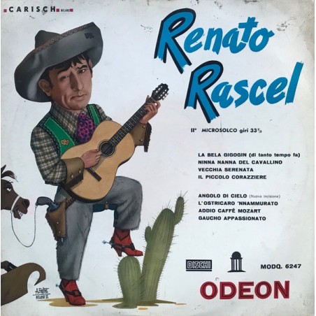 Rascel ‎Renato – Renato Rascel|1956     Odeon ‎– MODQ.6247-10"- Vinyl