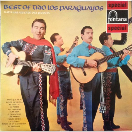 Trio Los Paraguayos With Luis Alberto Del Parana – Best Of  |Fontana ‎– 840 272