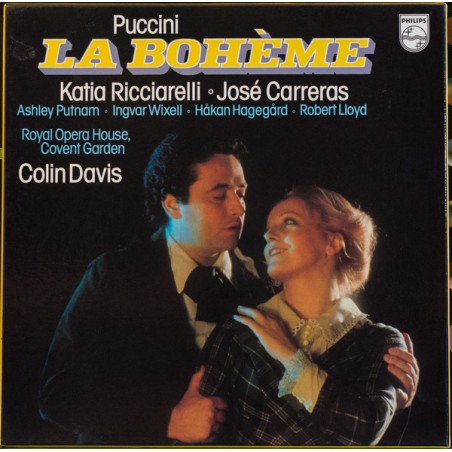 Puccini- La Bohème - Ricciarelli-Carreras  -Royal Opera House-Covent Garden-Davis|Philips ‎– 31 164-Club Edition