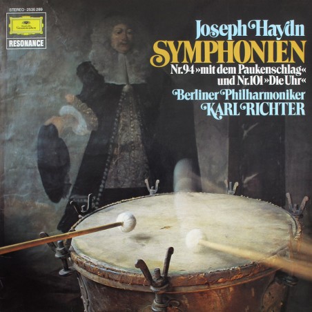 Haydn Joseph ‎– Symphonies No.94, "Surprise" Ans No.101, "Clock"|1978   DG ‎– 2535 289