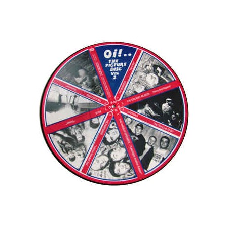 Various ‎– Oi!.. The Picture Disc Vol. 2|1988   LINK L.P 037-Picture Disc