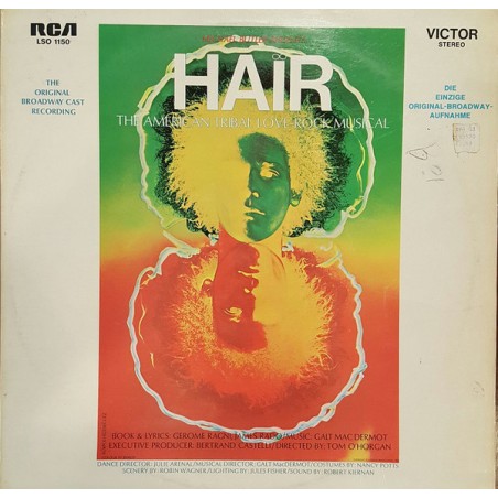 Various ‎– Hair (The American Tribal Love-Rock Musical)|1968   RCA Victor ‎– LSO 1150