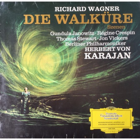 Wagner Richard-Die Walküre, Szenen Karajan-Janowitz-Vickers, Berliner Philharmoniker |1966  DG-136 435