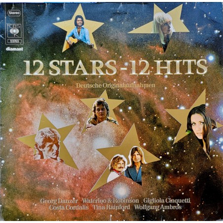 Various ‎– 12 Stars - 12 Hits|1977    CBS ‎– S 53 763