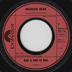 Medicine Head ‎– One & One...