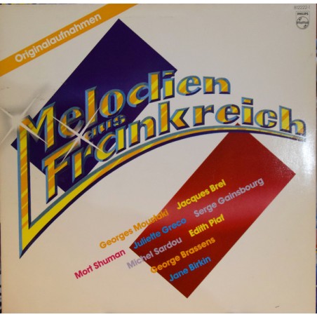 Various ‎– Melodien Aus Frankreich (Originalaufnahmen)|1983    Philips ‎– 812 222-1