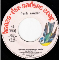 Zander  Frank ‎– Ich Trink'...
