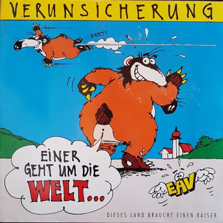 Erste Allgemeine Verunsicherung  ‎– Einer Geht Um Die Welt|1990  EMI Columbia Austria ‎– 1C 060-13 3474 6-Maxi-Single