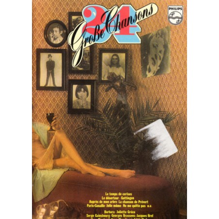 Various ‎– 24 Große Chansons|Philips ‎– 6620 013