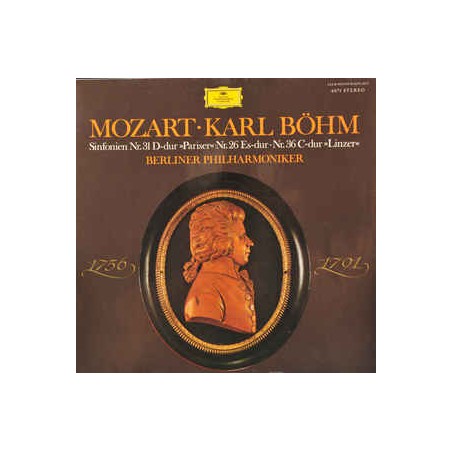 Mozart-Sinfonien Nr. 3+Nr. 26-Böhm, Berliner Philharmoniker ‎|1966    DG – 6871