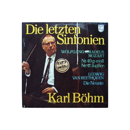 Mozart-Beethoven -Die Letzten Sinfonien- Karl Böhm |‎ Philips ‎– 6701 026