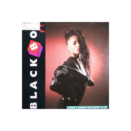 Black Box ‎– I Don't Know Anybody Else|1990   Polydor ‎– 873 713-1-Maxi-Single