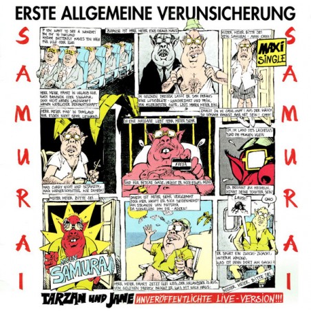 Erste Allgemeine Verunsicherung  ‎– Samurai|1990   EMI – 1C 060-13 3471 6-Maxi-Single