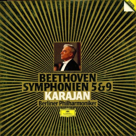 Beethoven-Symphonien 5 & 9 -Karajan-Berliner Philharmoniker ‎|1984    DG ‎– 413 933-1