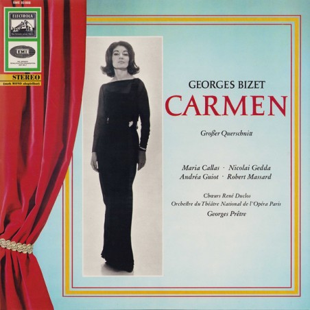 Bizet Georges - Carmen -Maria Callas-Gedda-Massard-Guiot -Prêtre ‎| EMI Electrola ‎– SME 80 866