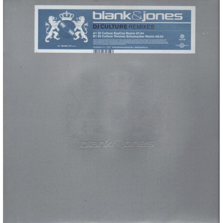 Blank & Jones ‎– DJ Culture (Remixes)|2000   Kontor Records ‎– Kontor133-Maxi-Single