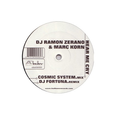 DJ Ramon Zerano  & Marc Korn ‎– Hear Me Cry|2004   Balloon Records ‎– BR 020569-Maxi-Single