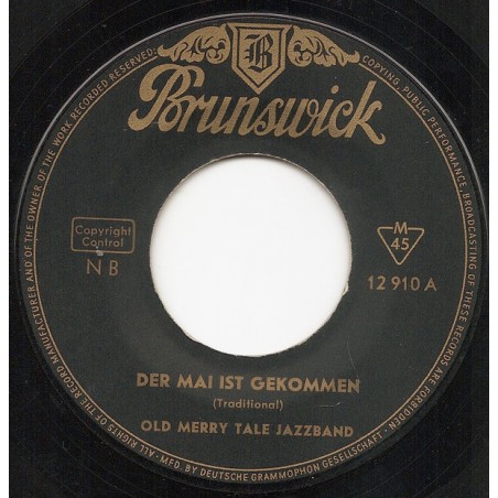 Old Merry Tale Jazzband ‎– Der Mai Ist Gekommen|1961  Brunswick ‎– 12 910-white Label-Promo